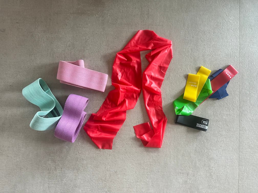 Resistance bands for ACL rehab and knee strengthening